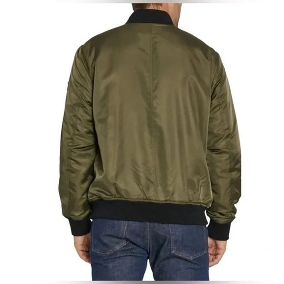 NWT- Waterproof Reversible Field Jacket Military Green and Camo Sherpa - Picture 5 of 8